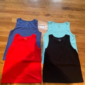 Lot of 4 Chico's The Ultimate Tee Tank Tops